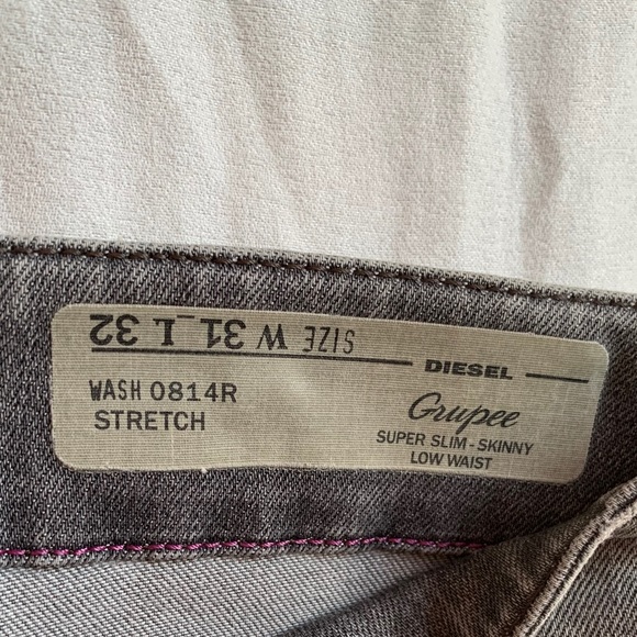 Diesel Grey Skinny Jeans - Picture 5 of 7